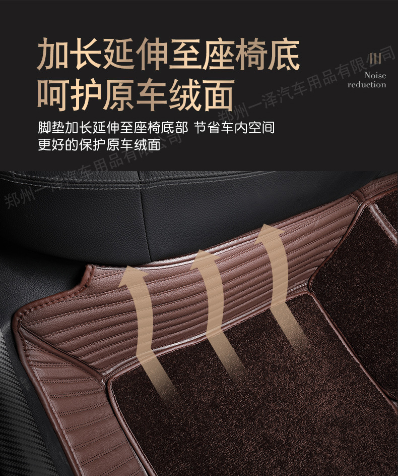 Car Foot Mat Fully Enclosed Foot Mat XFL XEL F-PACE XF Xe XJL Car Double-Layer Foot Mat Car Foot Mat Fully Enclosed Foot Mat XFL XEL F-PACE XF Xe XJL Car Double-Layer Foot Mat