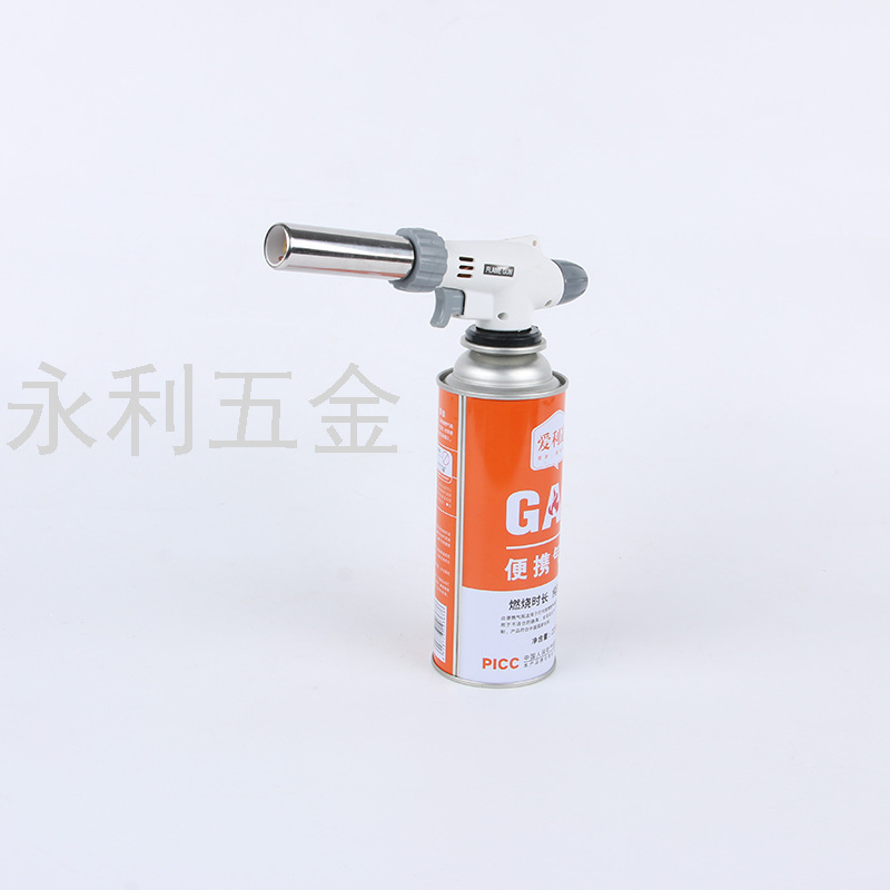 516 Braised Pig Hair Flame Gun Card Electronic Flame Gun Liquefied Gas Igniter Outdoor Barbecue Baking Igniter