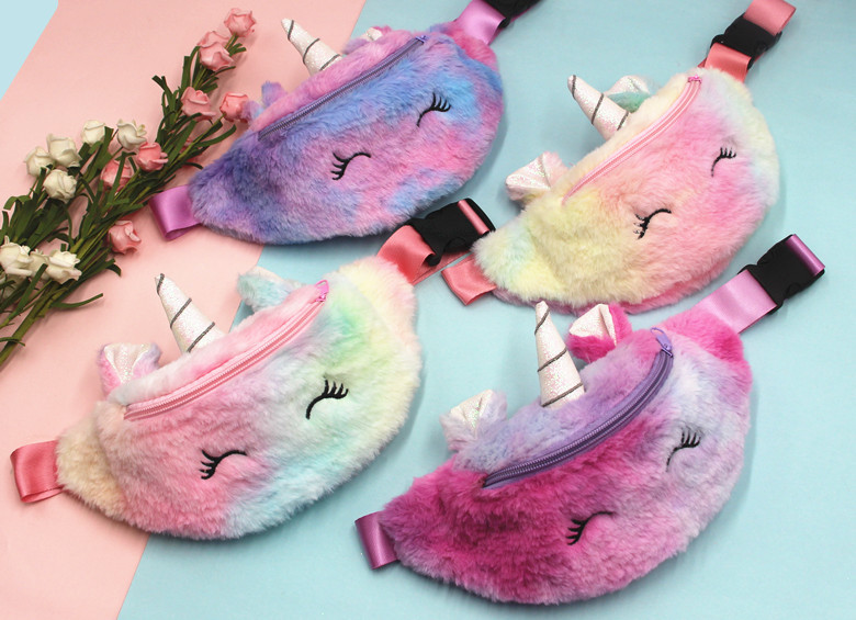 Season Children's Plush Waist Bag Unicorn Waist Bag Cartoon Shoulder Messenger Bag Girl Student Cute Chest Bag Season Children's Plush Waist Bag Unicorn Waist Bag Cartoon Shoulder Messenger Bag Girl Student Cute Chest Bag