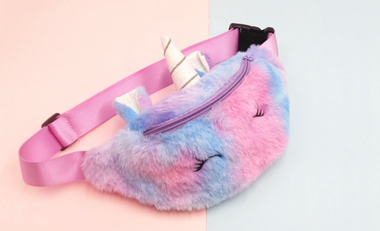 Season Children's Plush Waist Bag Unicorn Waist Bag Cartoon Shoulder Messenger Bag Girl Student Cute Chest Bag Season Children's Plush Waist Bag Unicorn Waist Bag Cartoon Shoulder Messenger Bag Girl Student Cute Chest Bag