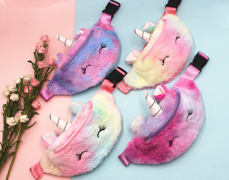 Season Children's Plush Waist Bag Unicorn Waist Bag Cartoon Shoulder Messenger Bag Girl Student Cute Chest Bag Season Children's Plush Waist Bag Unicorn Waist Bag Cartoon Shoulder Messenger Bag Girl Student Cute Chest Bag