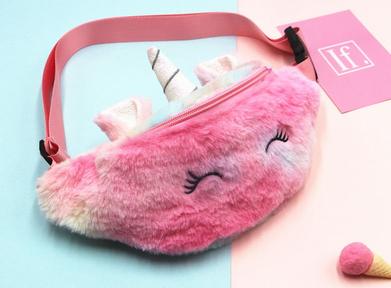 Season Children's Plush Waist Bag Unicorn Waist Bag Cartoon Shoulder Messenger Bag Girl Student Cute Chest Bag Season Children's Plush Waist Bag Unicorn Waist Bag Cartoon Shoulder Messenger Bag Girl Student Cute Chest Bag