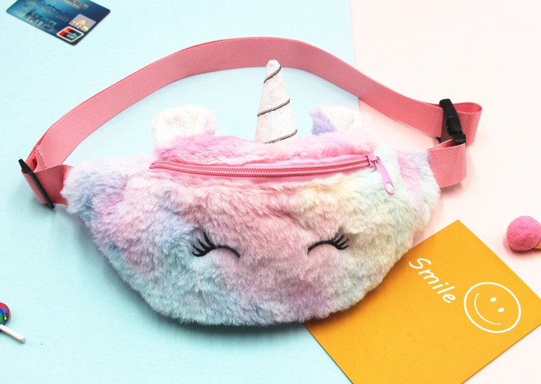 Season Children's Plush Waist Bag Unicorn Waist Bag Cartoon Shoulder Messenger Bag Girl Student Cute Chest Bag Season Children's Plush Waist Bag Unicorn Waist Bag Cartoon Shoulder Messenger Bag Girl Student Cute Chest Bag