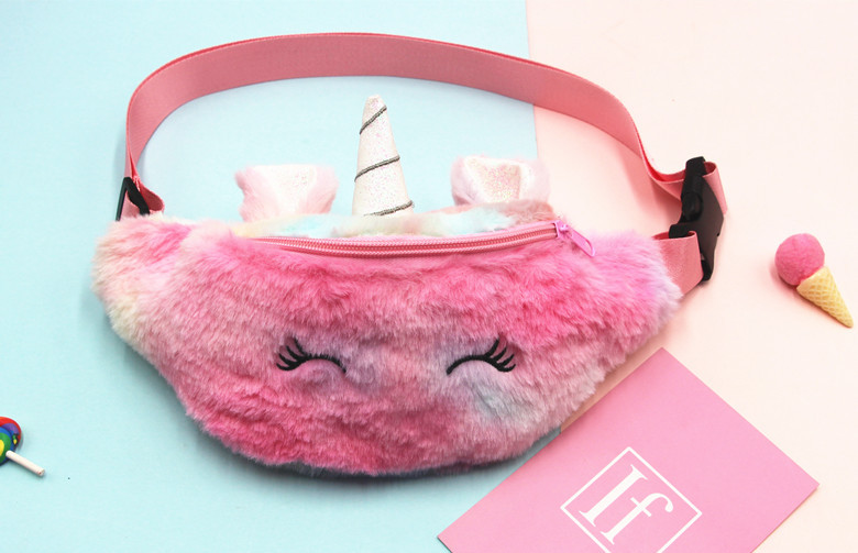 Season Children's Plush Waist Bag Unicorn Waist Bag Cartoon Shoulder Messenger Bag Girl Student Cute Chest Bag Season Children's Plush Waist Bag Unicorn Waist Bag Cartoon Shoulder Messenger Bag Girl Student Cute Chest Bag