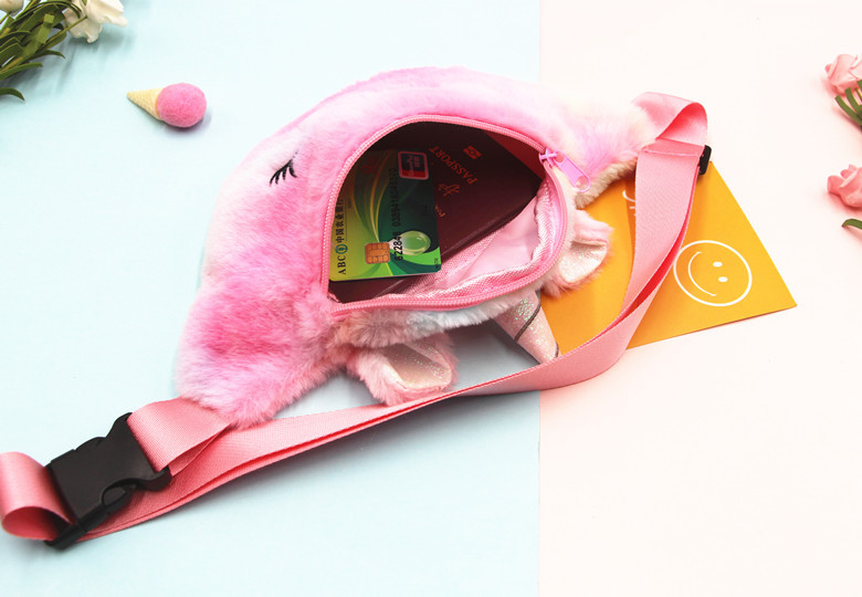 Season Children's Plush Waist Bag Unicorn Waist Bag Cartoon Shoulder Messenger Bag Girl Student Cute Chest Bag Season Children's Plush Waist Bag Unicorn Waist Bag Cartoon Shoulder Messenger Bag Girl Student Cute Chest Bag