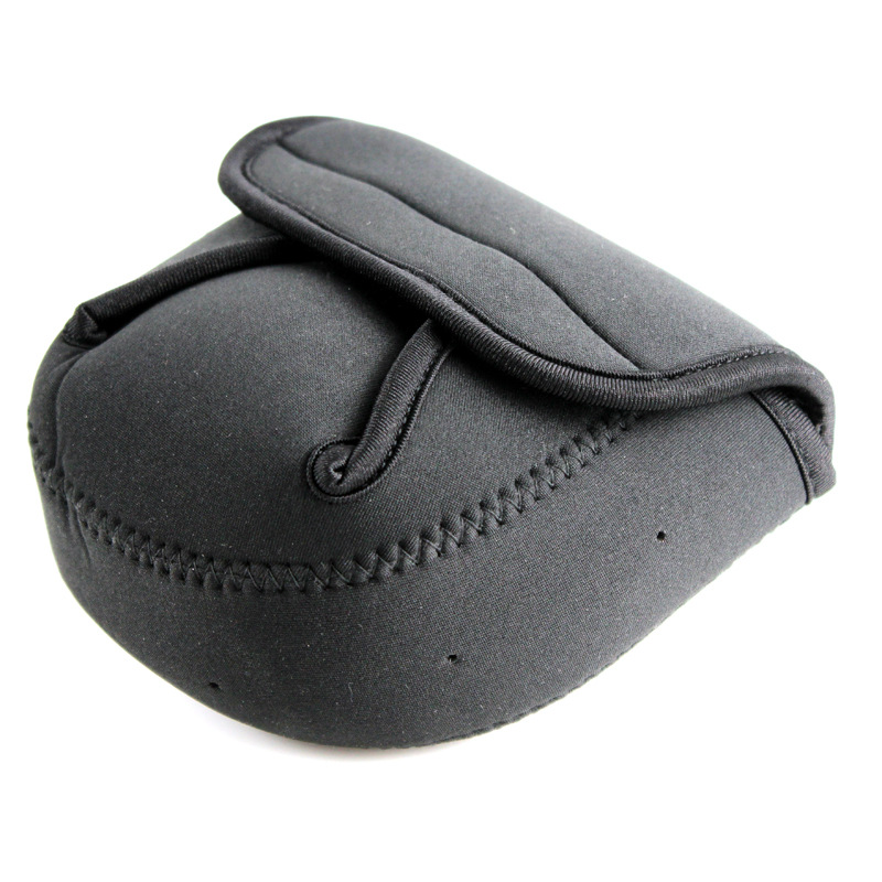 Factory Spot Slotted Spinning Wheel Type Fishing Wheel Pack Fishing Wheel Protection Soft Cover Elastic Soft Cover Cross-Border Export F46 Three