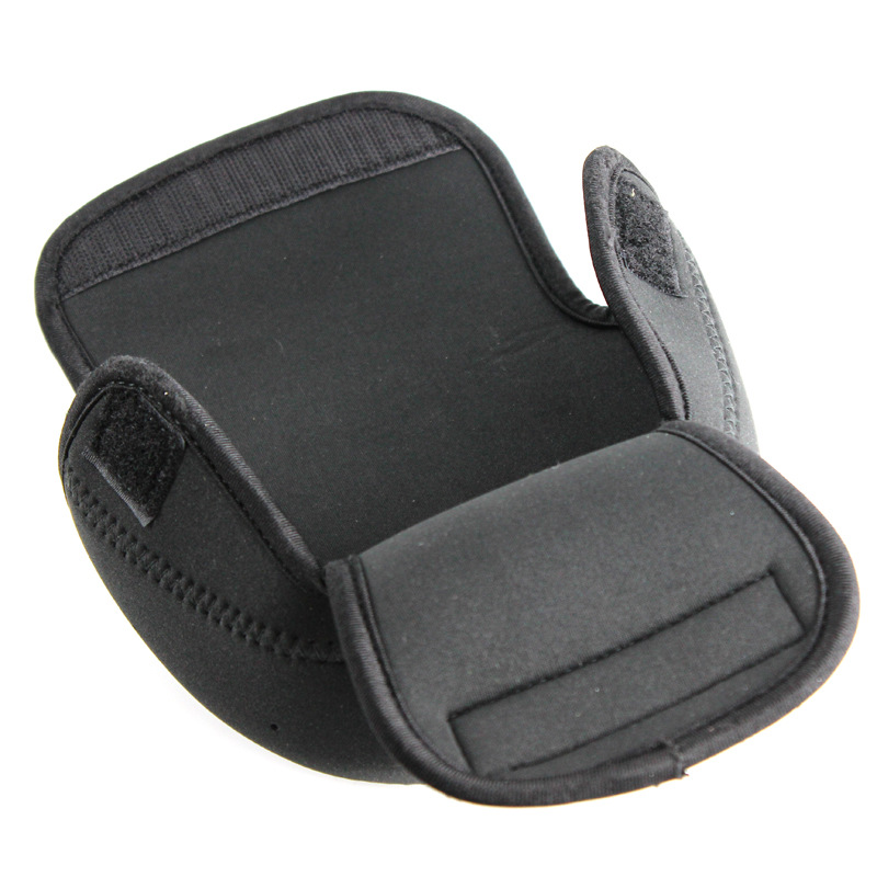 Factory Spot Slotted Spinning Wheel Type Fishing Wheel Pack Fishing Wheel Protection Soft Cover Elastic Soft Cover Cross-Border Export F46 Three