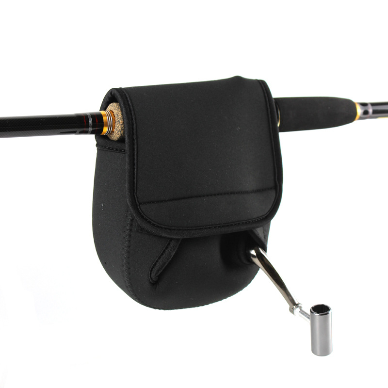 Factory Spot Slotted Spinning Wheel Type Fishing Wheel Pack Fishing Wheel Protection Soft Cover Elastic Soft Cover Cross-Border Export F46 Three Factory Spot Slotted Spinning Wheel Type Fishing Wheel Pack Fishing Wheel Protection Soft Cover Elastic Soft Cover Cross-Border Export F46 Three