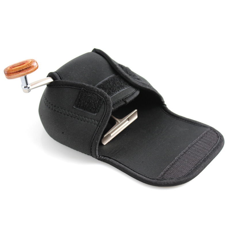 Factory Spot Slotted Spinning Wheel Type Fishing Wheel Pack Fishing Wheel Protection Soft Cover Elastic Soft Cover Cross-Border Export F46 Three Factory Spot Slotted Spinning Wheel Type Fishing Wheel Pack Fishing Wheel Protection Soft Cover Elastic Soft Cover Cross-Border Export F46 Three