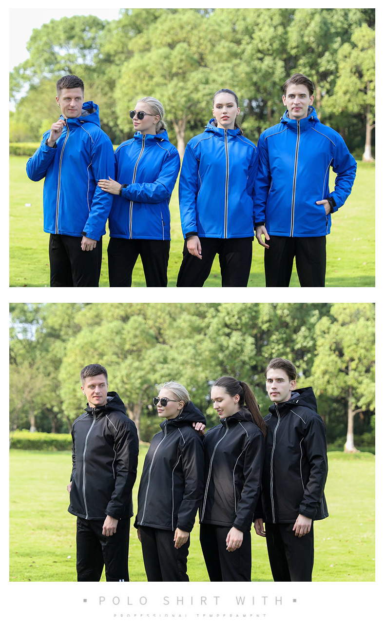 Shell Jacket Printed Logo Winter Work Clothes Fleece-Lined Thick Style Outdoor Windproof Rain Warm Jacket Men and Women Wholesale Shell Jacket Printed Logo Winter Work Clothes Fleece-Lined Thick Style Outdoor Windproof Rain Warm Jacket Men and Women Wholesale