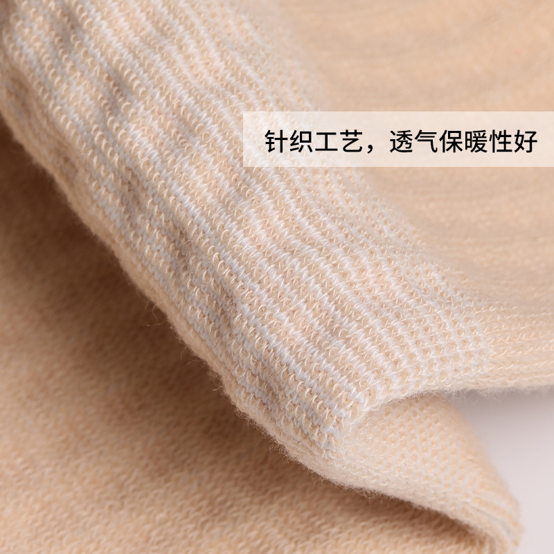 Autumn and Winter Heating Knitted Warm Kneecap Leg Gaurd Set Cold Leg Knee Protection Protective Gear for the Elderly Factory Wholesale
