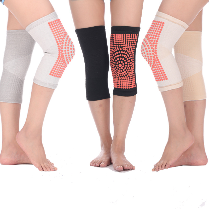 Autumn and Winter Heating Knitted Warm Kneecap Leg Gaurd Set Cold Leg Knee Protection Protective Gear for the Elderly Factory Wholesale