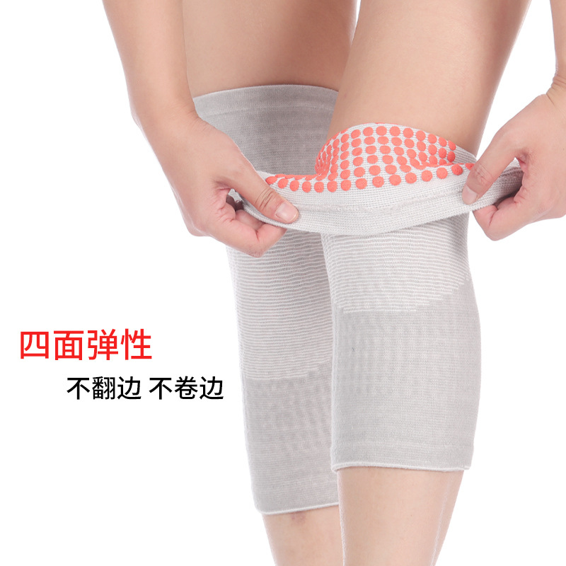 Autumn and Winter Heating Knitted Warm Kneecap Leg Gaurd Set Cold Leg Knee Protection Protective Gear for the Elderly Factory Wholesale