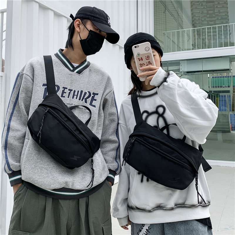 New Fashion Brand Slanted Chest Bag Men&#039;s Korean Fashion Functional Bag Sports One-Shoulder Messenger Bag Men&#039;s Waist Bag Wholesale