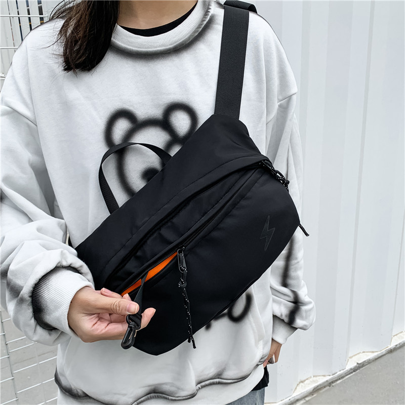 New Fashion Brand Slanted Chest Bag Men&#039;s Korean Fashion Functional Bag Sports One-Shoulder Messenger Bag Men&#039;s Waist Bag Wholesale