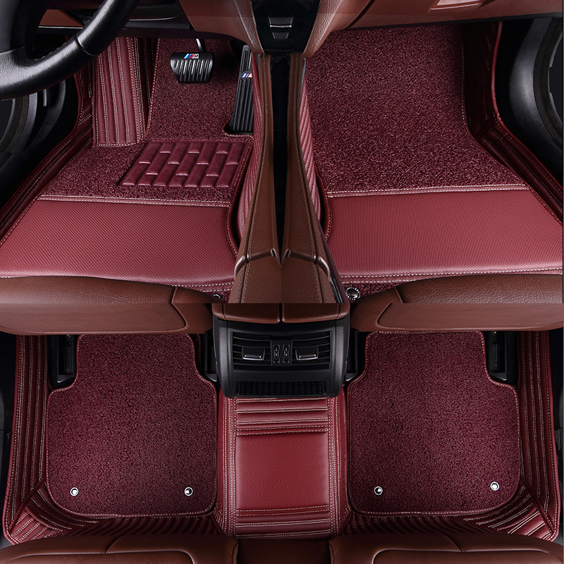 Fully Enclosed Car Foot Mat E-Class E300L Glc260 Gle300 GLA GLK A- Class Wire Loop Foot Mat