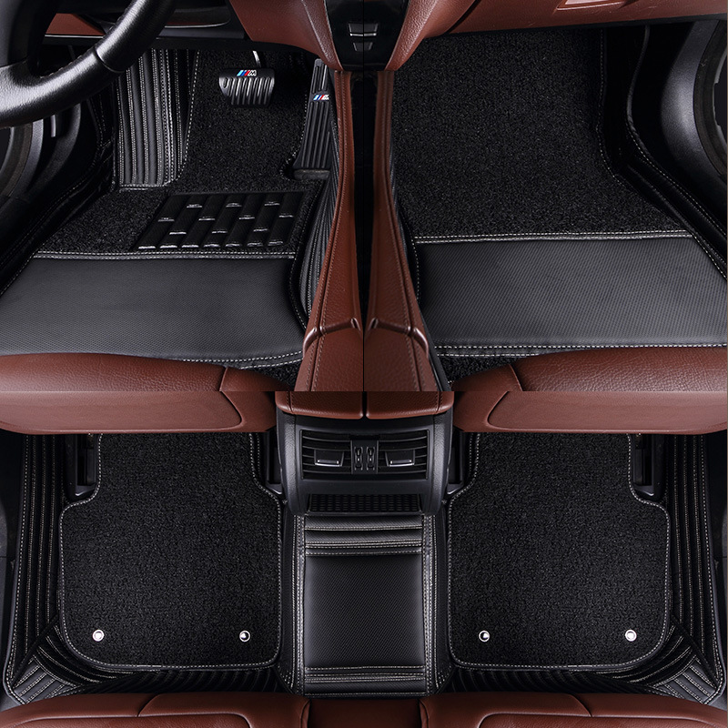 Fully Enclosed Car Foot Mat E-Class E300L Glc260 Gle300 GLA GLK A- Class Wire Loop Foot Mat