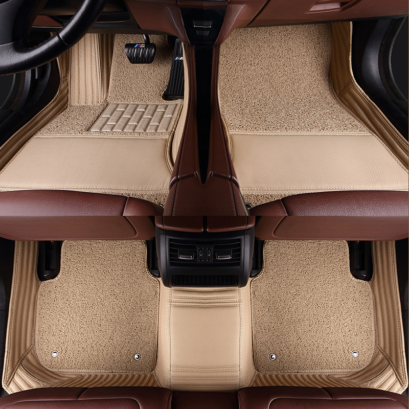 Fully Enclosed Car Foot Mat E-Class E300L Glc260 Gle300 GLA GLK A- Class Wire Loop Foot Mat