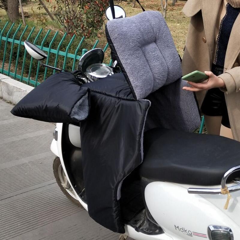 E-Bike Windshield Winter Split plus-Sized Thick Warm Electric Toy Motorcycle Battery Car Men and Women Windshield Waterproof Kneecap