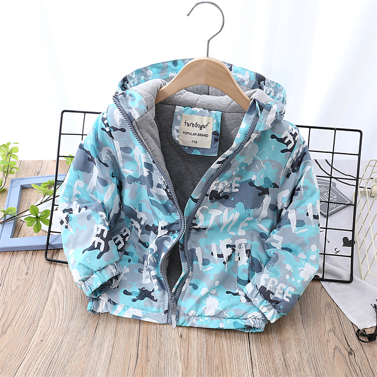 Winter New Multi-Color Cartoon Medium and Large Children Thickened Cotton Lining Outdoor Jacket Coat Winter New Multi-Color Cartoon Medium and Large Children Thickened Cotton Lining Outdoor Jacket Coat