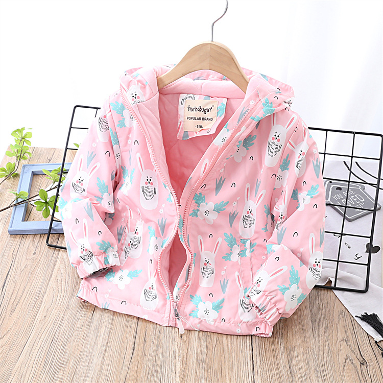 Winter New Multi-Color Cartoon Medium and Large Children Thickened Cotton Lining Outdoor Jacket Coat Winter New Multi-Color Cartoon Medium and Large Children Thickened Cotton Lining Outdoor Jacket Coat