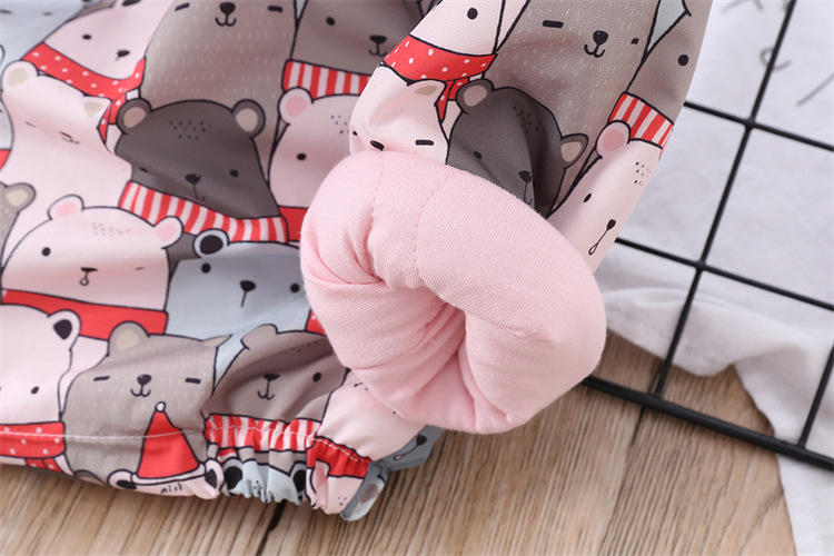 Winter New Multi-Color Cartoon Medium and Large Children Thickened Cotton Lining Outdoor Jacket Coat Winter New Multi-Color Cartoon Medium and Large Children Thickened Cotton Lining Outdoor Jacket Coat
