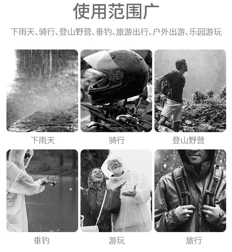 Fasola Raincoat Jacket Tourist Mountaineering Hiking Transparent Outdoor Unisex Portable Disposable Poncho Fasola Raincoat Jacket Tourist Mountaineering Hiking Transparent Outdoor Unisex Portable Disposable Poncho