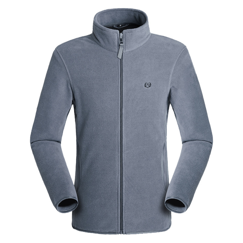 Men&#039;s Polar Fleece Jacket Jacket Outdoor Jacket Double-Sided Fleece Sweater Spring, Autumn and Winter Velvet Padded Thickened Sweater Cardigan Men