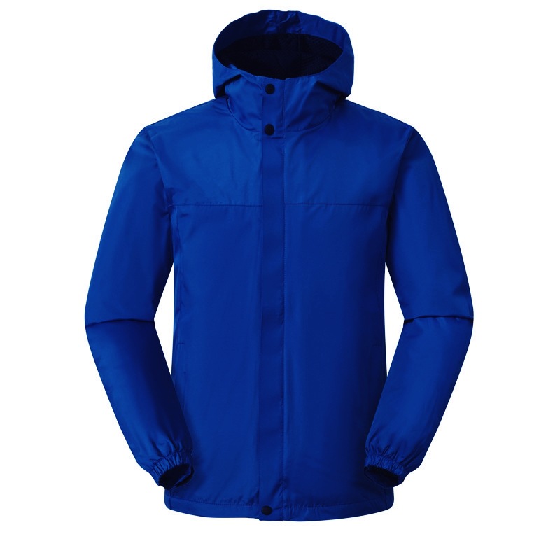 Customized Men&#039;s Windbreaker Hooded Advertising Windbreaker Outdoor Cotton-Padded Coat Men&#039;s and Women&#039;s Shell Jacket Men&#039;s Coat Waterproof Sports Windbreaker