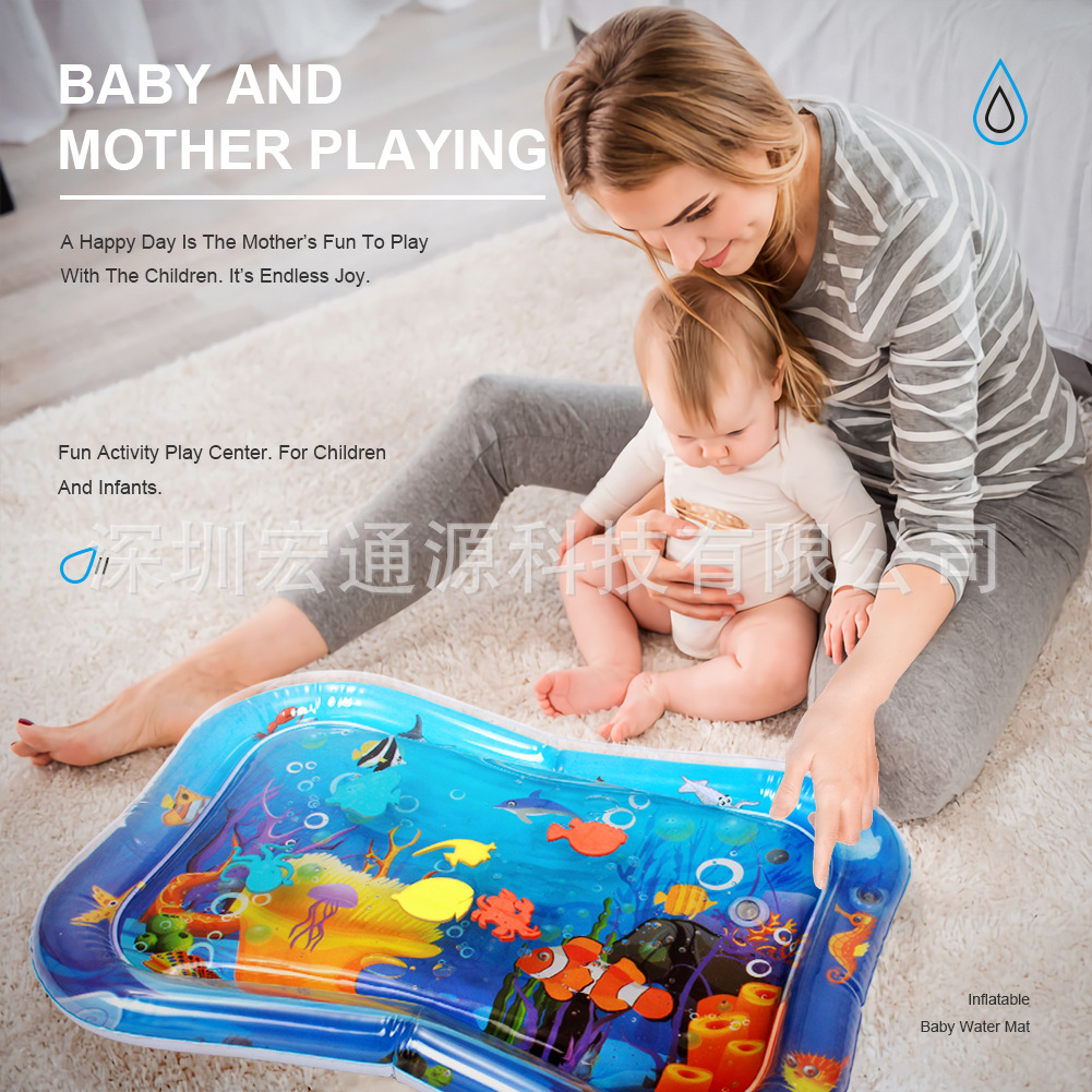 Currently Available Inflatable Cushion Baby Ice Pad Baby Inflatable Pai Pai Le Cushion Baby Inflatable Cushion Flat on the Tummy with the Pat Pad