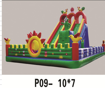 Yiwu manufacturers selling inflatable castle, naughty fort, slide pool, blower, inflatable jump pad