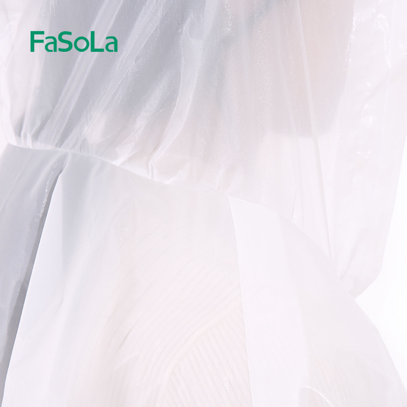 Fasola Raincoat Jacket Tourist Mountaineering Hiking Transparent Outdoor Unisex Portable Disposable Poncho