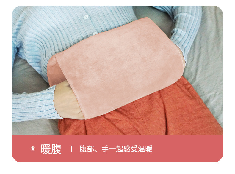 New National Standard Hot Water Bag Plug-in Explosion-Proof Waist Support Hot-Water Bag Charging Mercerized Winter Portable Electric Warming Warmer
