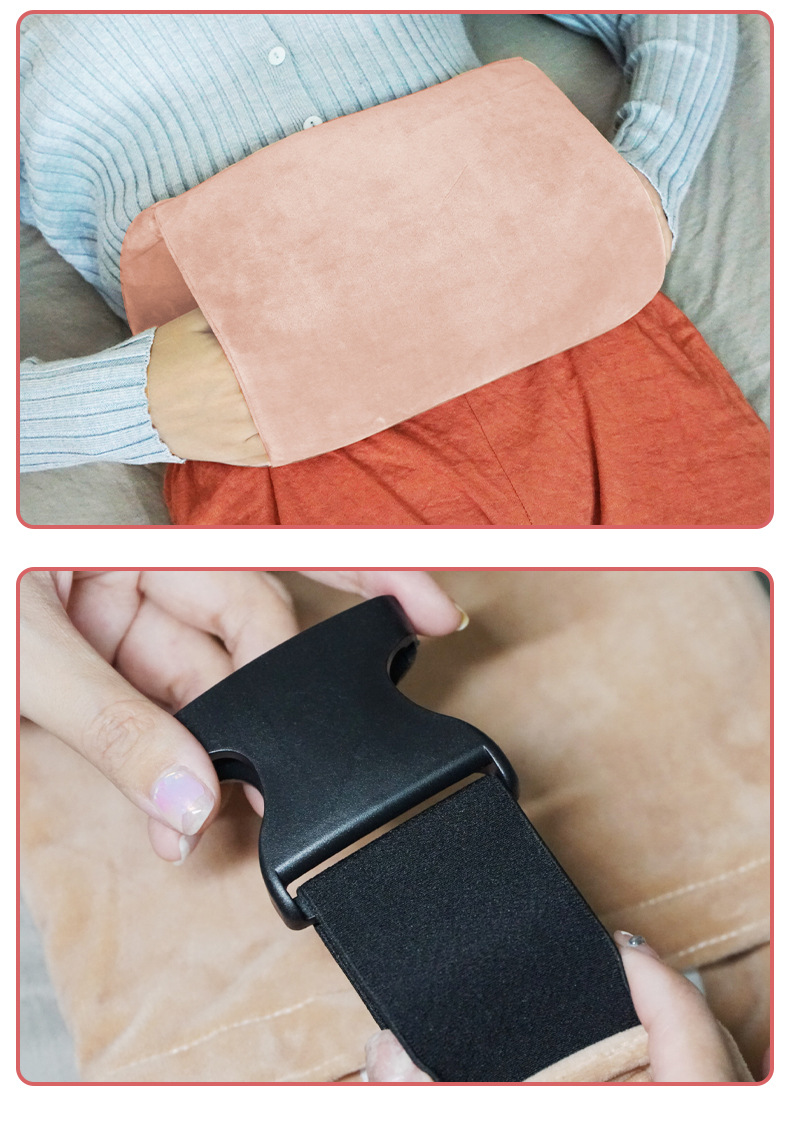 New National Standard Hot Water Bag Plug-in Explosion-Proof Waist Support Hot-Water Bag Charging Mercerized Winter Portable Electric Warming Warmer
