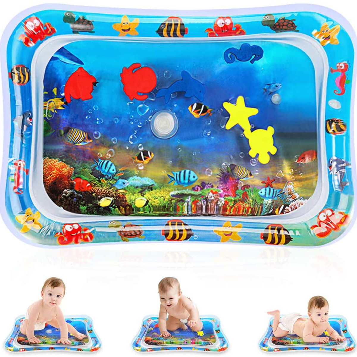 Inflatable Baby Racket Water Pad Children&#039;s Baby Seat Cushions Inflatable Racket Water Pad PVC Inflatable Water Pad Toys Currently Available