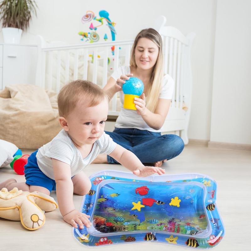 Inflatable Baby Racket Water Pad Children&#039;s Baby Seat Cushions Inflatable Racket Water Pad PVC Inflatable Water Pad Toys Currently Available