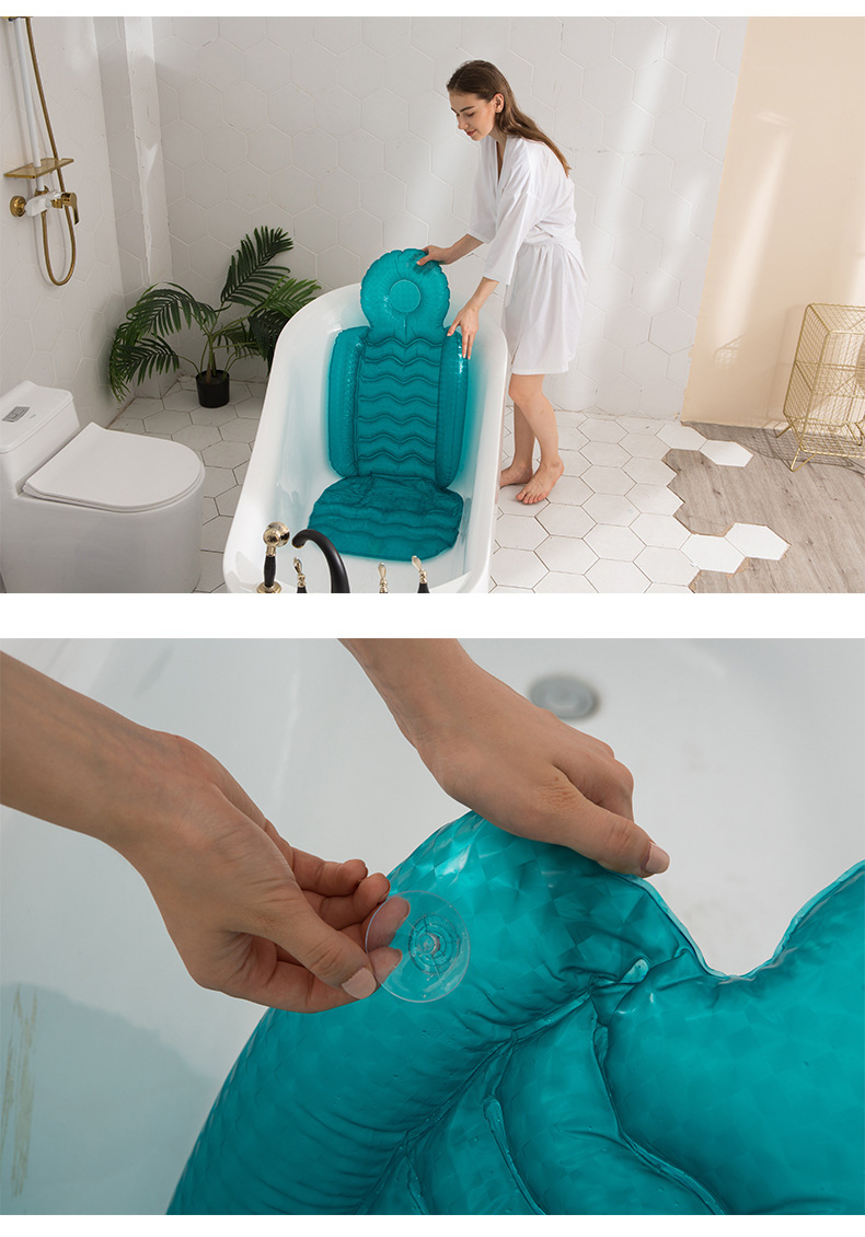 In Stock Wholesale Adult Spa Inflatable Cushion with Suction Cup Beauty Hip Pad Hot Spring Massage Back Inflatable Mattress In Stock Wholesale Adult Spa Inflatable Cushion with Suction Cup Beauty Hip Pad Hot Spring Massage Back Inflatable Mattress