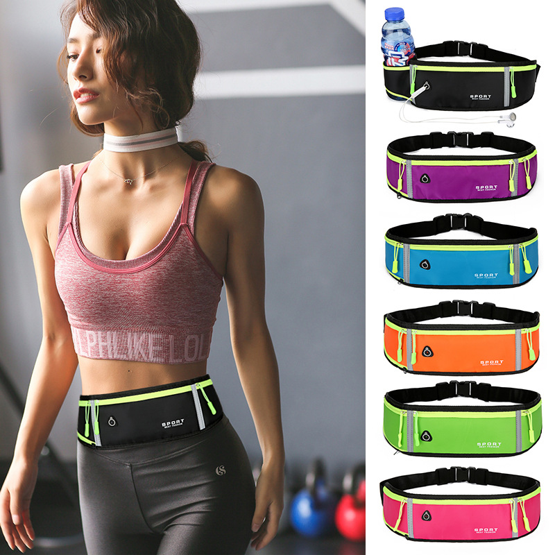 Sports Waist Bag Outdoor Running Mobile Phone Bag Men Women Personal Equipment Waterproof Invisible Ultra-Thin Mini Small Waist Bag