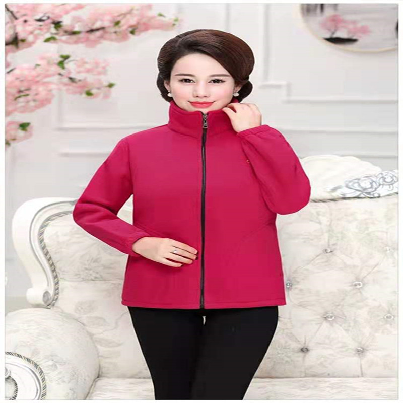 New Autumn and Winter Outdoor Fleece Women&#039;s Polar Fleece Jacket Thick Warm Sports Loose Zipper Sweater Wholesale
