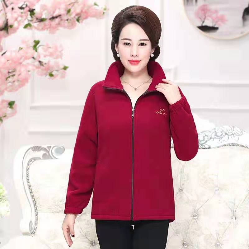 New Autumn and Winter Outdoor Fleece Women's Polar Fleece Jacket Thick Warm Sports Loose Zipper Sweater Wholesale New Autumn and Winter Outdoor Fleece Women's Polar Fleece Jacket Thick Warm Sports Loose Zipper Sweater Wholesale
