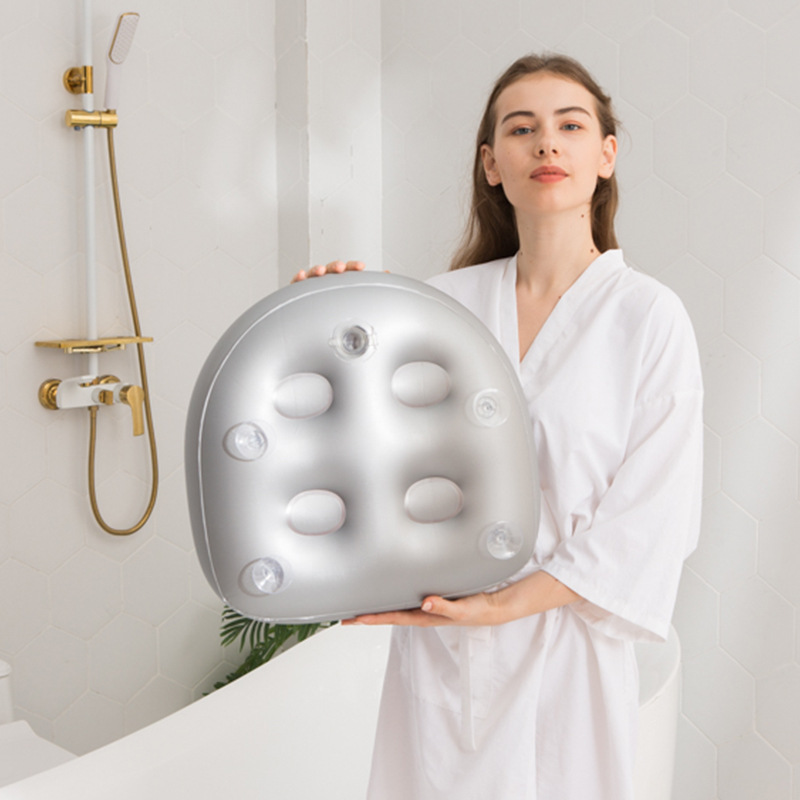 New Four-Color Spa Mat Inflatable Tub Cushion European and American Bath Water Injection Mat Wholesale Hot Spring Massage Inflatable Pad