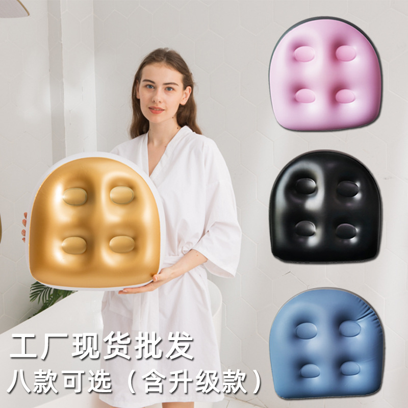 New Four-Color Spa Mat Inflatable Tub Cushion European and American Bath Water Injection Mat Wholesale Hot Spring Massage Inflatable Pad