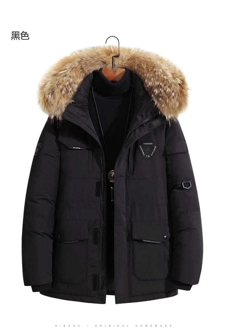 2020 Winter Canadian Couple down Jacket Men&#039;s Mid-Length Running Men&#039;s Outdoor Padded Overalls Jacket Men