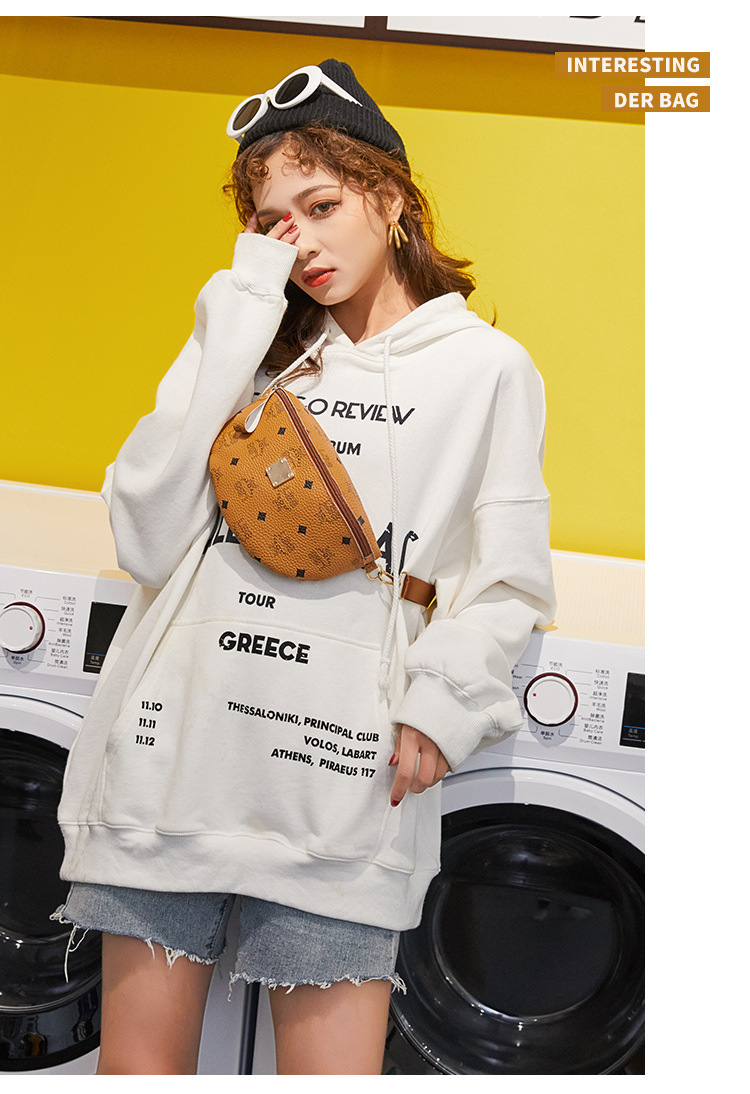 Cross-Border Supply Women's Shoulder Printed Chest Bag 2020 Korean Style Trendy Crossbody Phone Bag Small Waist Bag Cross-Border Supply Women's Shoulder Printed Chest Bag 2020 Korean Style Trendy Crossbody Phone Bag Small Waist Bag