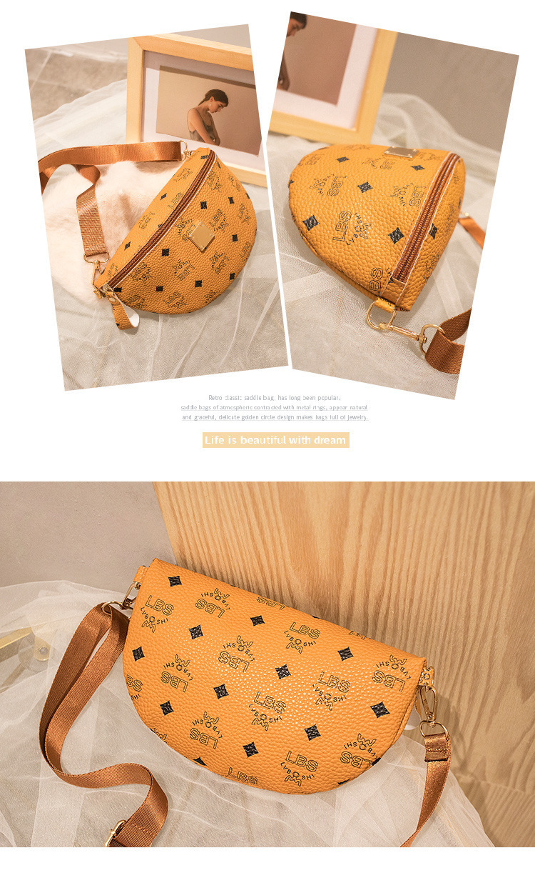 Cross-Border Supply Women's Shoulder Printed Chest Bag 2020 Korean Style Trendy Crossbody Phone Bag Small Waist Bag Cross-Border Supply Women's Shoulder Printed Chest Bag 2020 Korean Style Trendy Crossbody Phone Bag Small Waist Bag