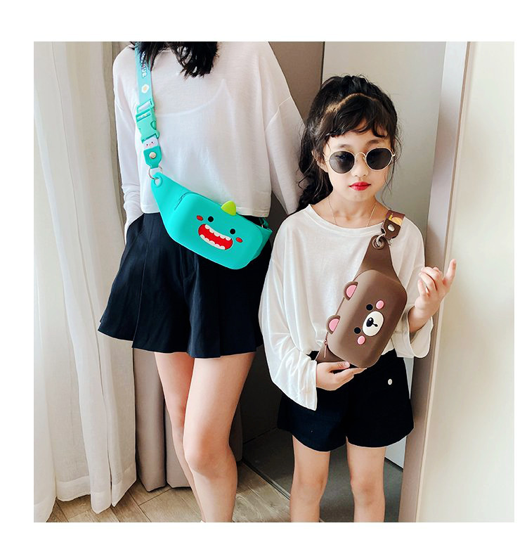 Children's Silicone Waist Bag Female Parent-Child Fashion Crossbody Chest Bag 2020 New Girl Cute Shoulder Bag Accessory Bag Children's Silicone Waist Bag Female Parent-Child Fashion Crossbody Chest Bag 2020 New Girl Cute Shoulder Bag Accessory Bag