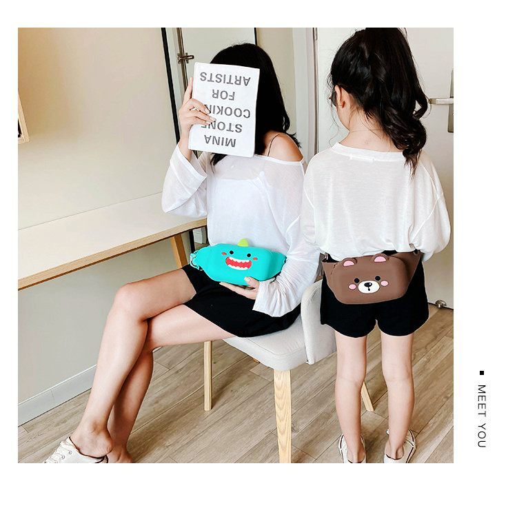 Children's Silicone Waist Bag Female Parent-Child Fashion Crossbody Chest Bag 2020 New Girl Cute Shoulder Bag Accessory Bag Children's Silicone Waist Bag Female Parent-Child Fashion Crossbody Chest Bag 2020 New Girl Cute Shoulder Bag Accessory Bag