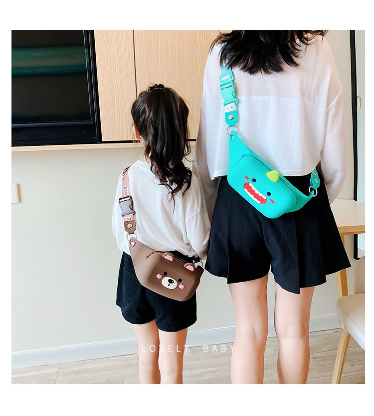 Children's Silicone Waist Bag Female Parent-Child Fashion Crossbody Chest Bag 2020 New Girl Cute Shoulder Bag Accessory Bag Children's Silicone Waist Bag Female Parent-Child Fashion Crossbody Chest Bag 2020 New Girl Cute Shoulder Bag Accessory Bag
