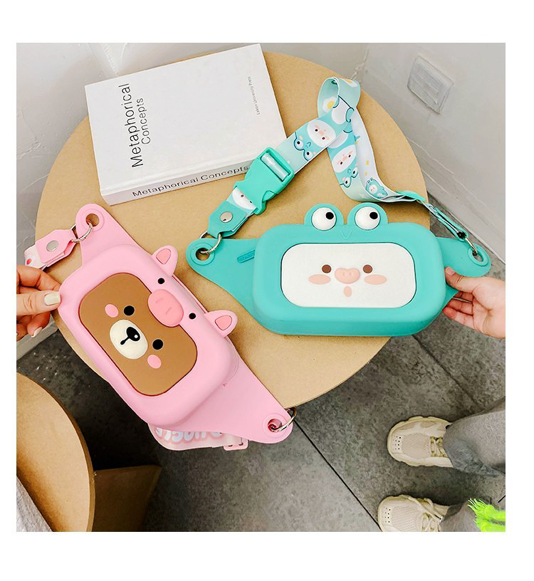 Children's Silicone Waist Bag Female Parent-Child Fashion Crossbody Chest Bag 2020 New Girl Cute Shoulder Bag Accessory Bag Children's Silicone Waist Bag Female Parent-Child Fashion Crossbody Chest Bag 2020 New Girl Cute Shoulder Bag Accessory Bag