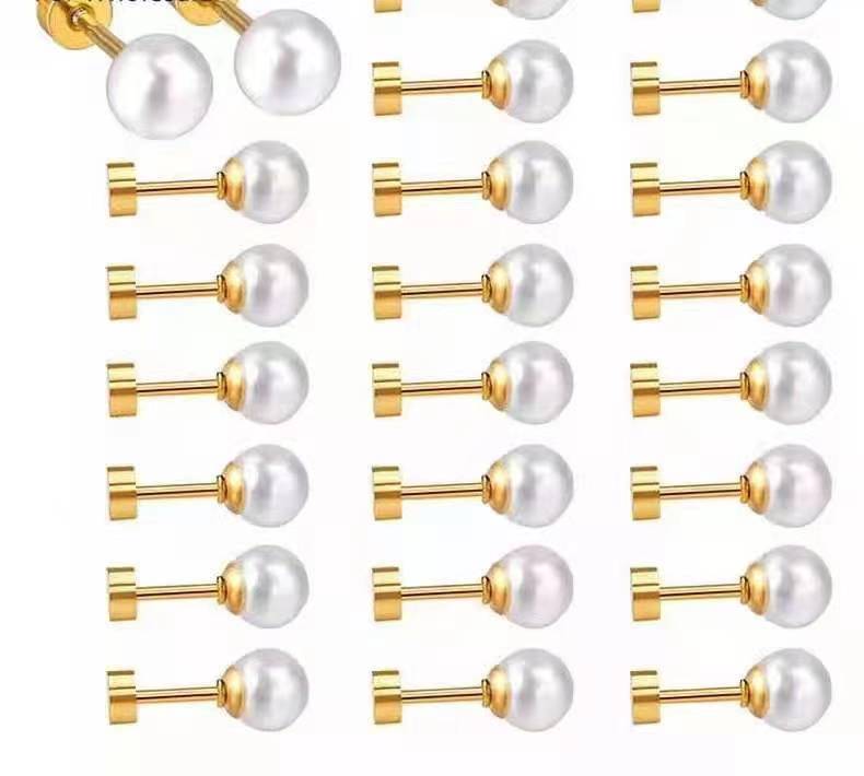 Hot Sale Stainless Steel Earplug Auricular Needle Ear Stud Accessories Ear Cap Earplugs Auricular Needle Accessories Factory Direct Sales Big Excellent
